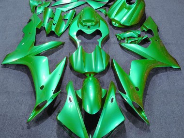 04-06 Vert Uni Yamaha R1 Carénage Moto